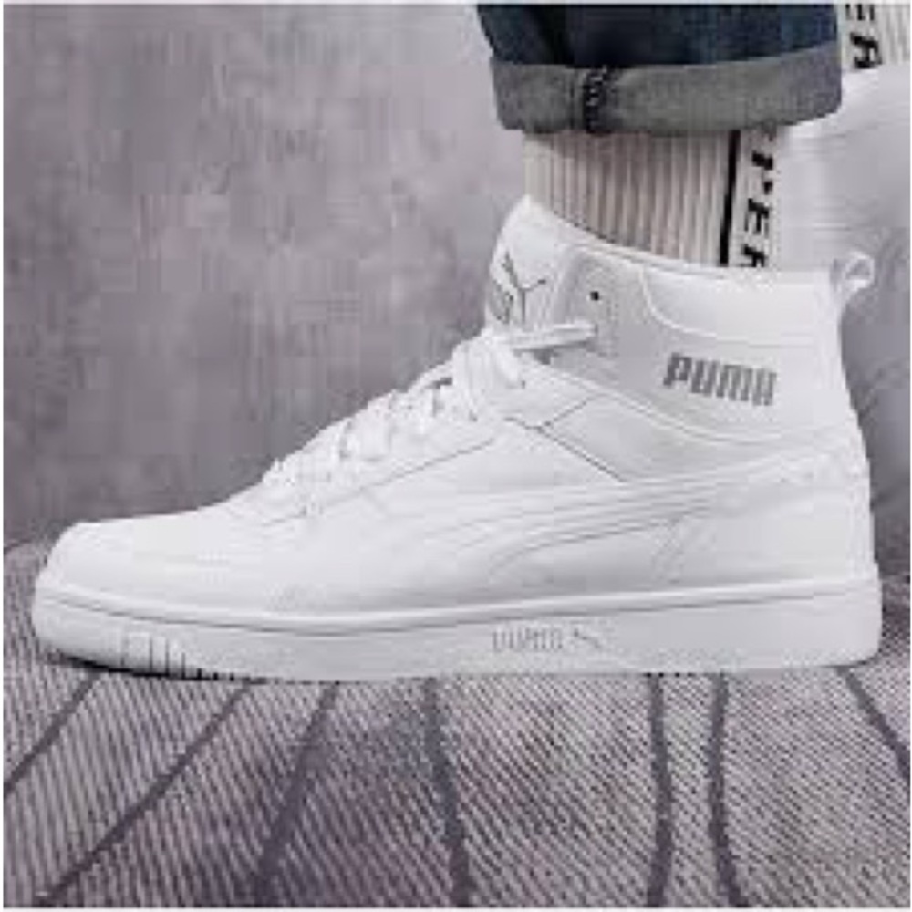 New PUMA Men's Rebound Layup Mid Top Sneaker
